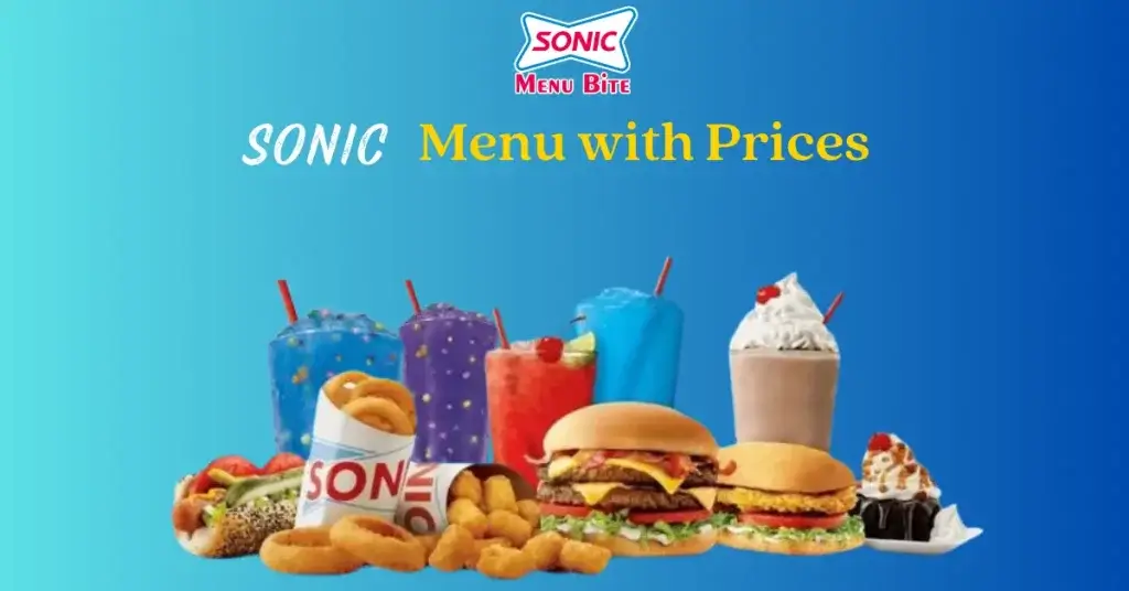 sonic menu 